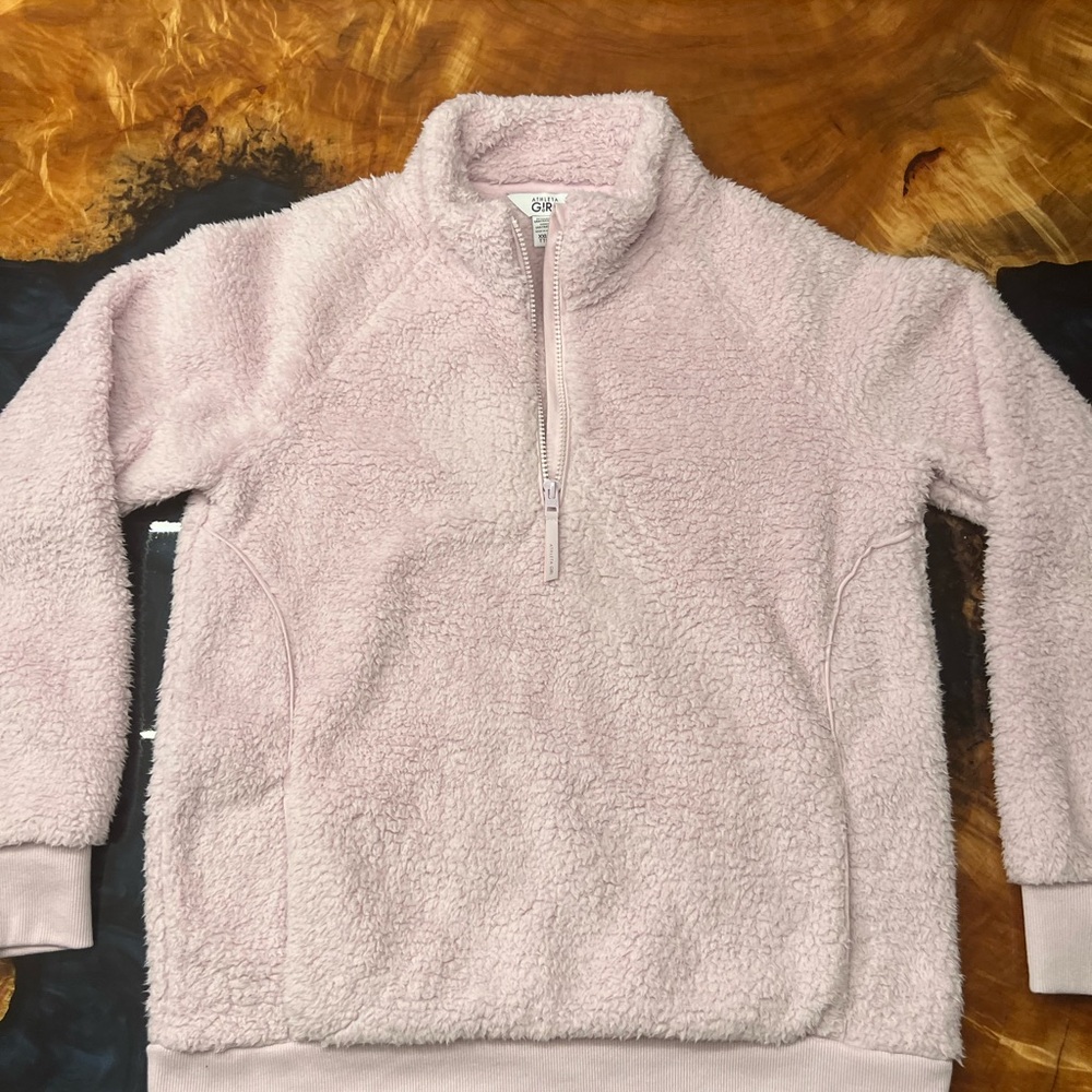 ATHLETA GIRL So Snug Sherpa Half Zip - EUC